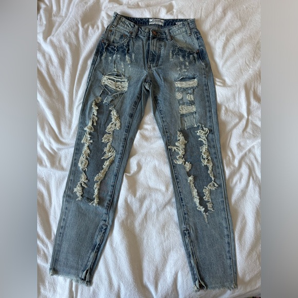 One Teaspoon High Waist Freebird - Picture 3 of 6